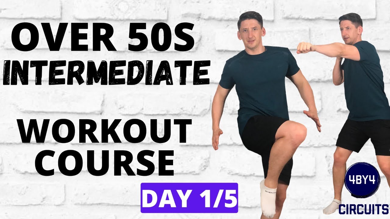 Over 50s Intermediate | Full Body Cardio Workout | Workout Course Day 1/5