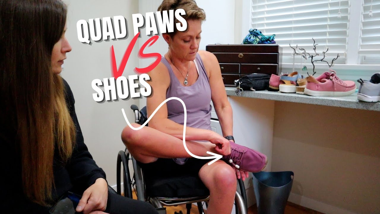 quadriplegic dressing hacks ➡️ shoes