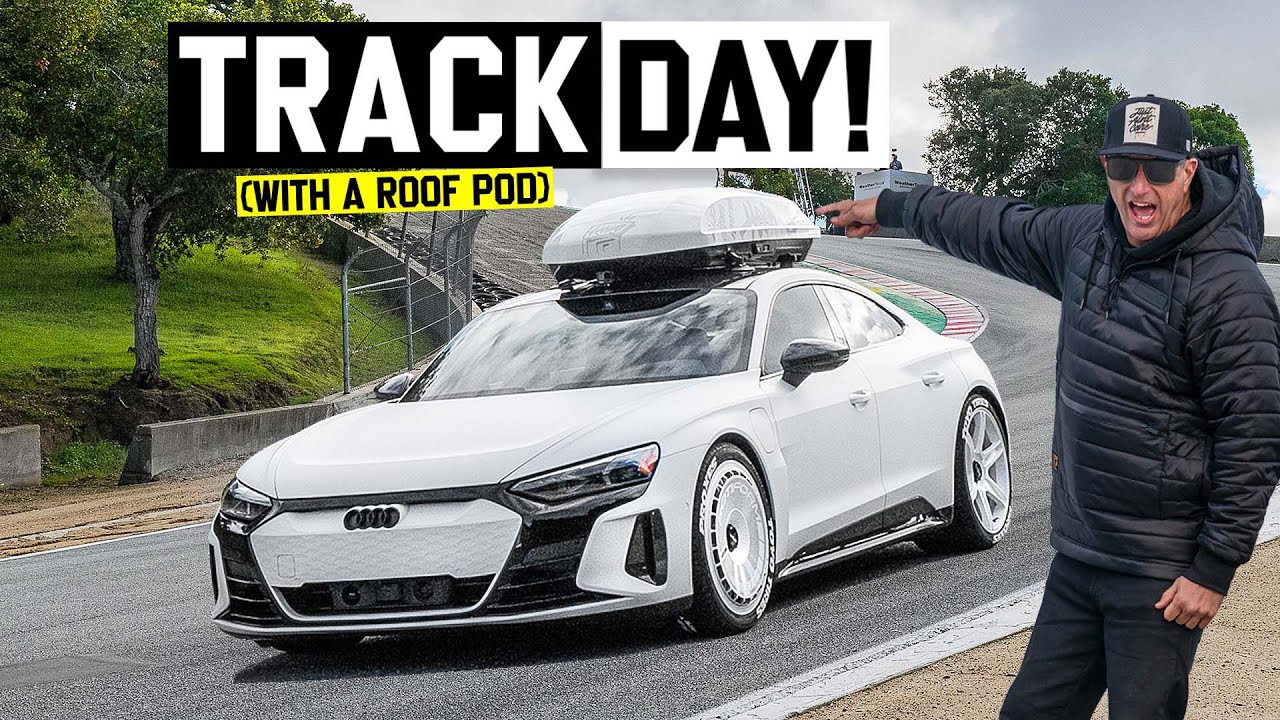 Ken Block VS Laguna Seca in his All-Electric 637hp Audi RS e-tron GT