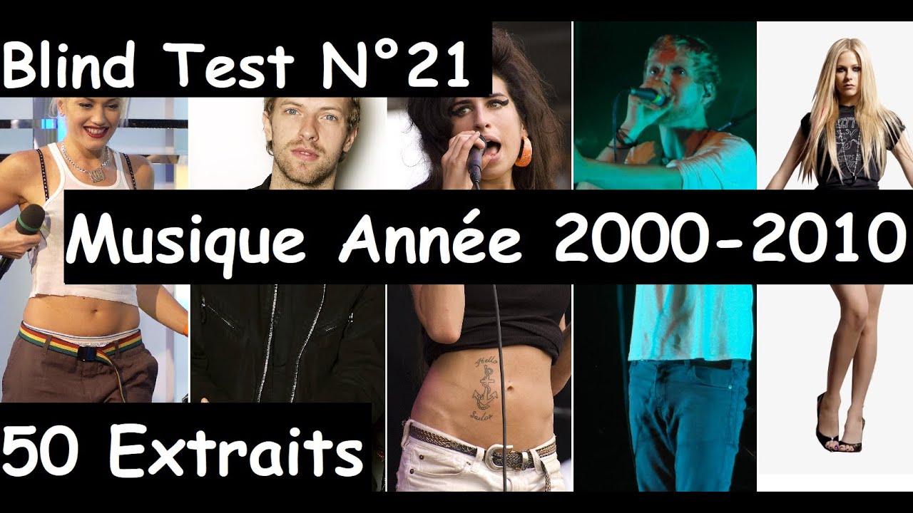 Blind Test N°21 - Musiques Année 2000-2010 Tout Genre (50 Extraits) [Partie 4]