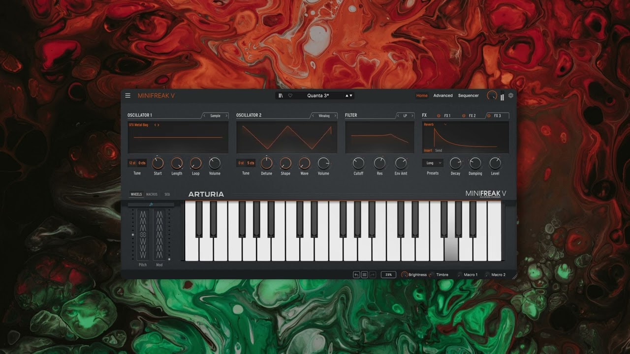 Arturia Mini Freak /Ambient Test  