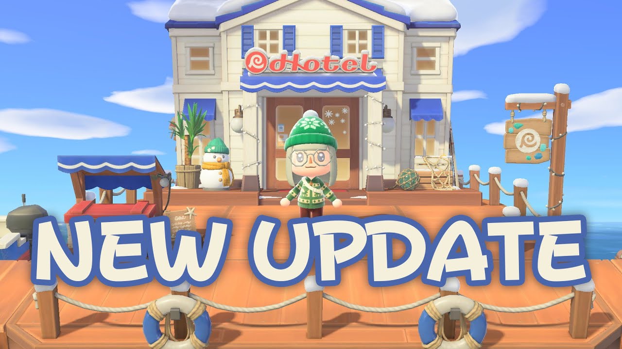 trying out the new animal crossing new horizons update