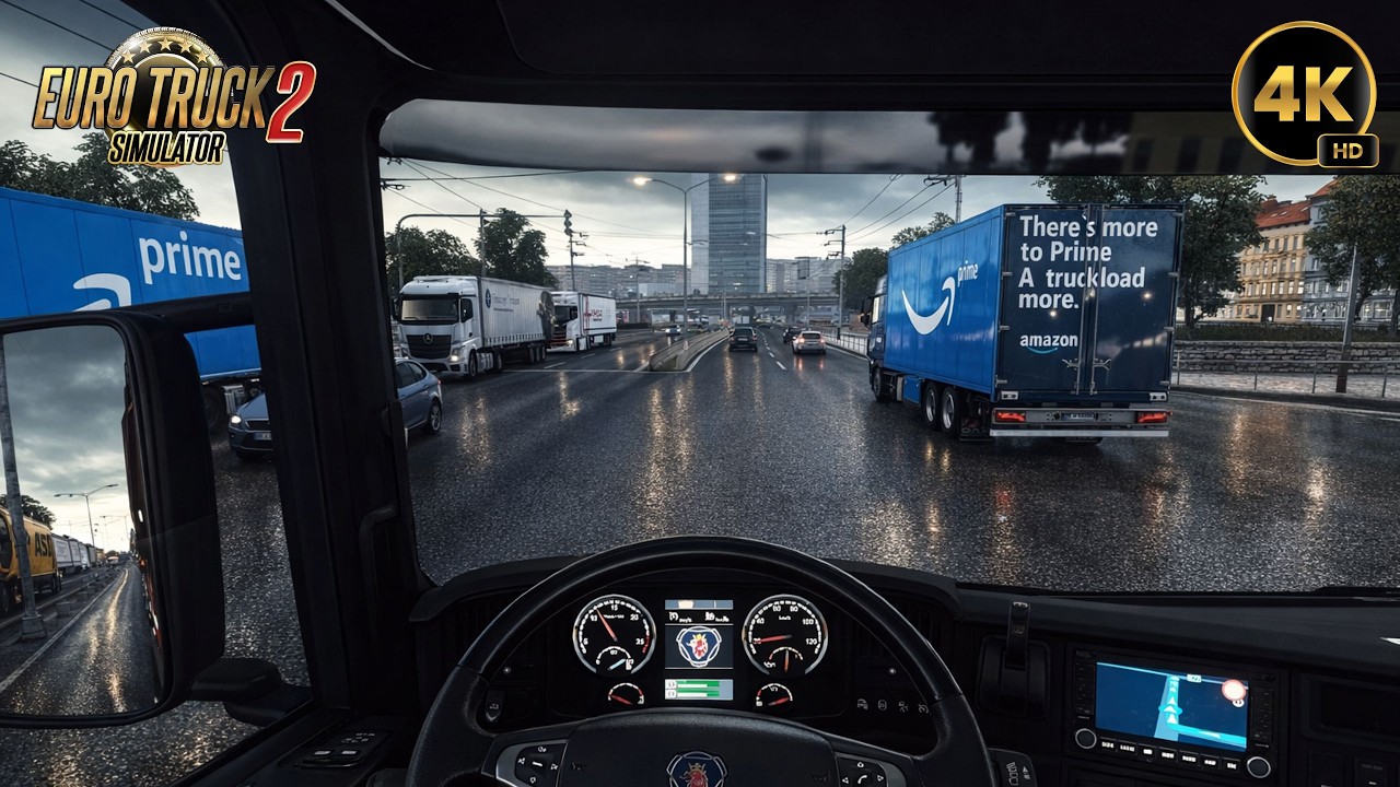 ETS2 1.58 | |  Realistic Driving | Scania R&S Open Pipe Sound | 4K POV