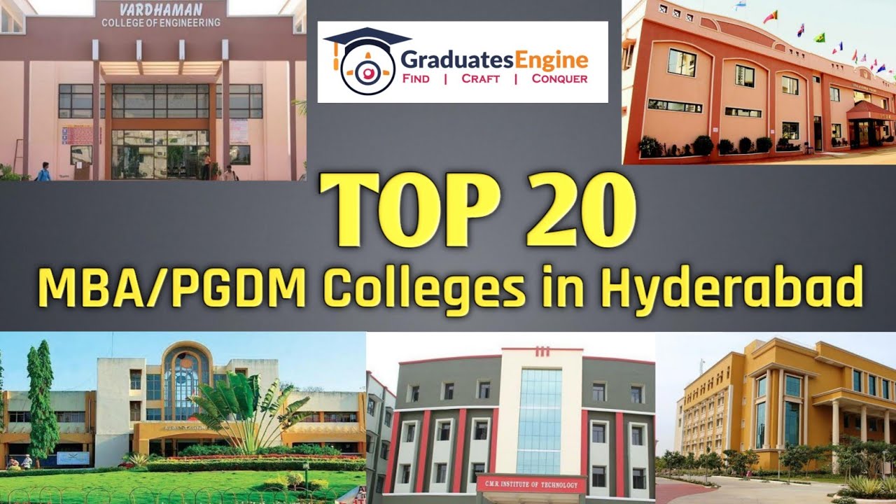Top 20 MBA/PGDM Colleges in Hyderabad |MBA Colleges in Hyderabad with fee| ||Graduates Engine||