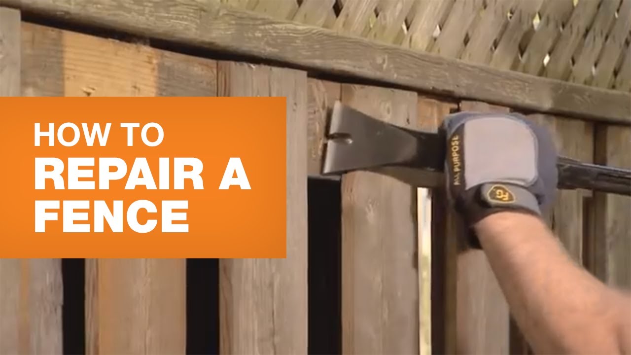 Fence Repair: Fix Leaning Fences, Broken Posts & More