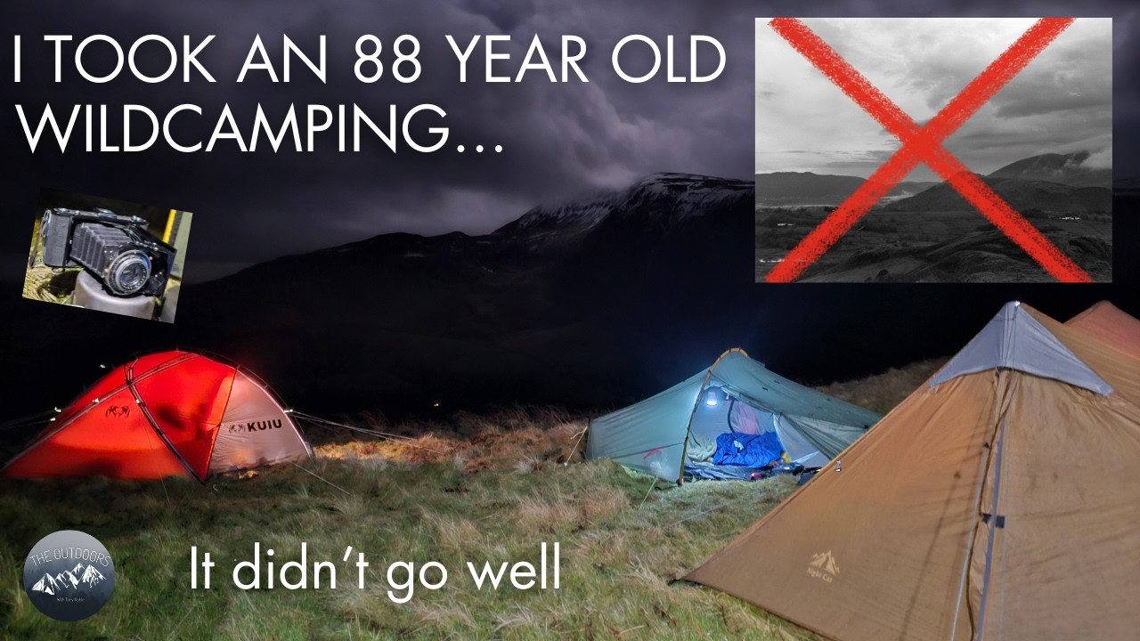 I took a 88 year old Wildcamping - It didn't end well! Vintage Film Photography in the Lake District