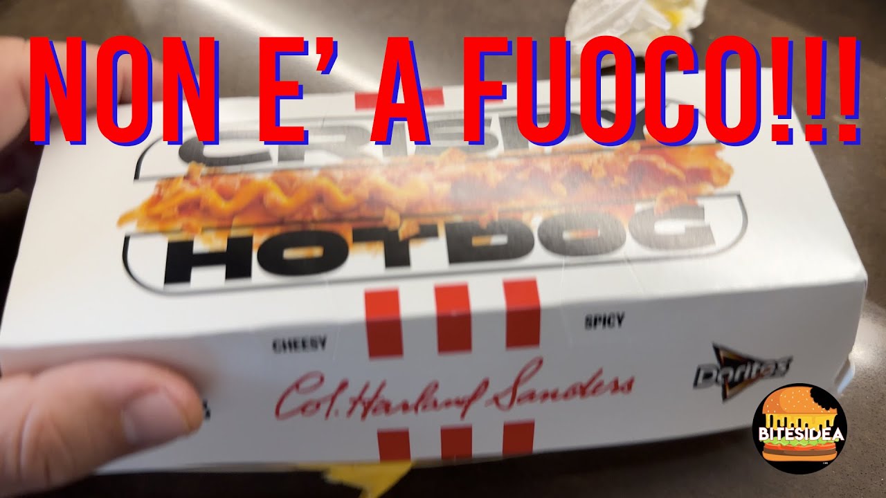 Nuovi HOT DOG del COLONNELLO con DORITOS: KFC CRISPY HOTDOG