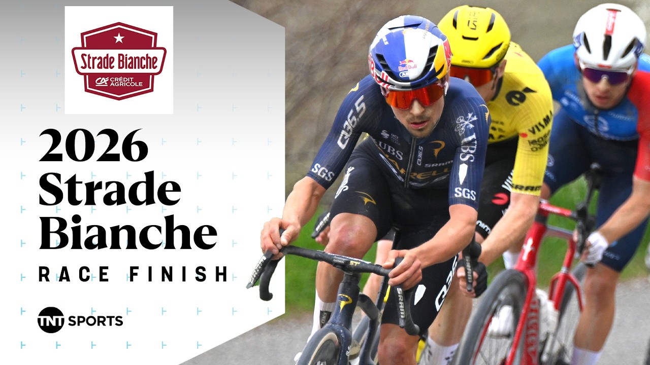 THE UNSTOPPABLE FORCE! 😮‍💨 | Men's Elite Strade Bianche 2026 Race Highlights | TNT Sports Cycling