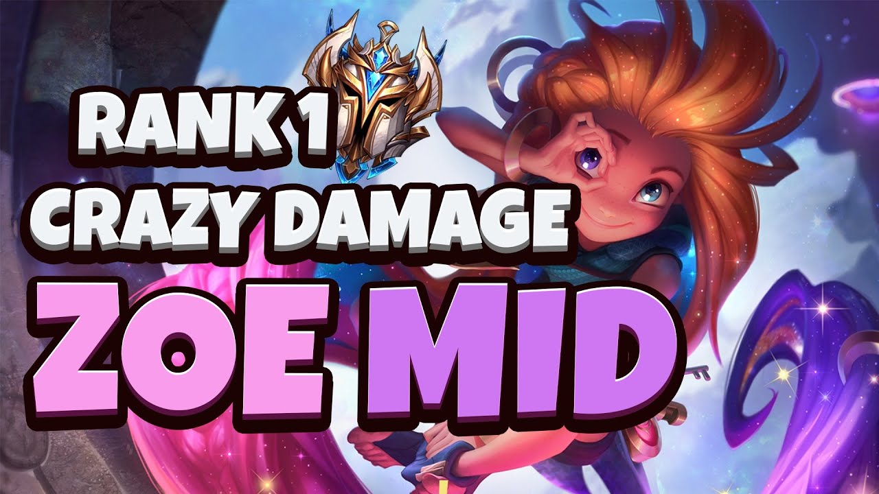 Wild Rift | CRAZY ONE SHOT ZOE DAMAGE (17 KILLS) | Rank 1 Challenger Zoe Gameplay