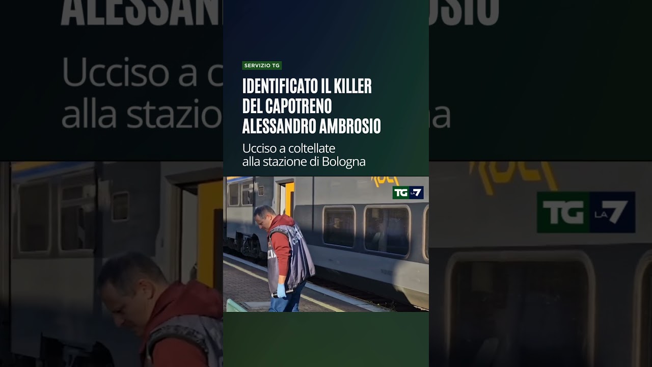 Identificato il killer del capotreno Alessandro Ambrosio, ucciso alla stazione di Bologna