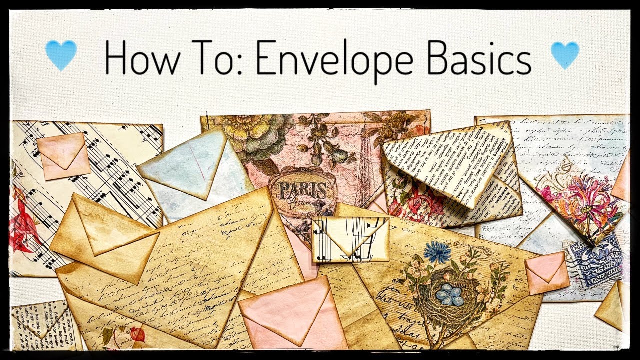 Envelope Basics - How To - Tutorial - With Napkin Accents