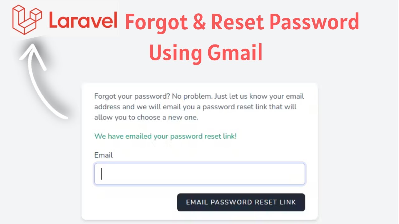 Laravel Forgot and Reset Password Using Email - Laravel Tutorial Step by Step (2025)