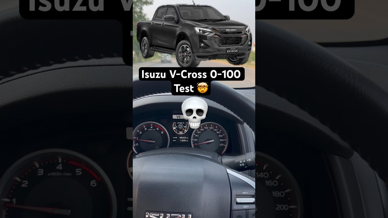 Isuzu V-Cross Off-roading | 0-100 Test💀 