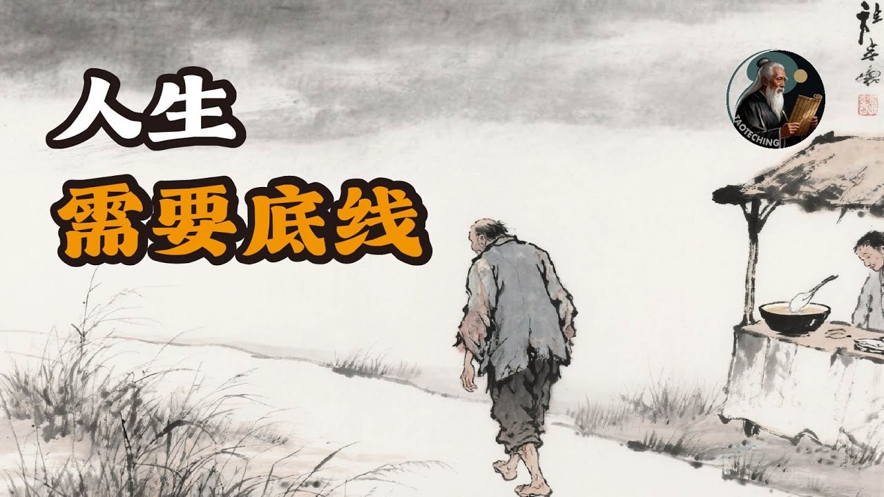 人生，需要底線‖＃老子之道