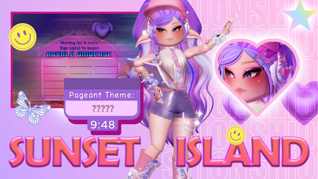 CUSTOM THEME IN SUNSET ISLAND?! 🏰 Royale High Sunset Island