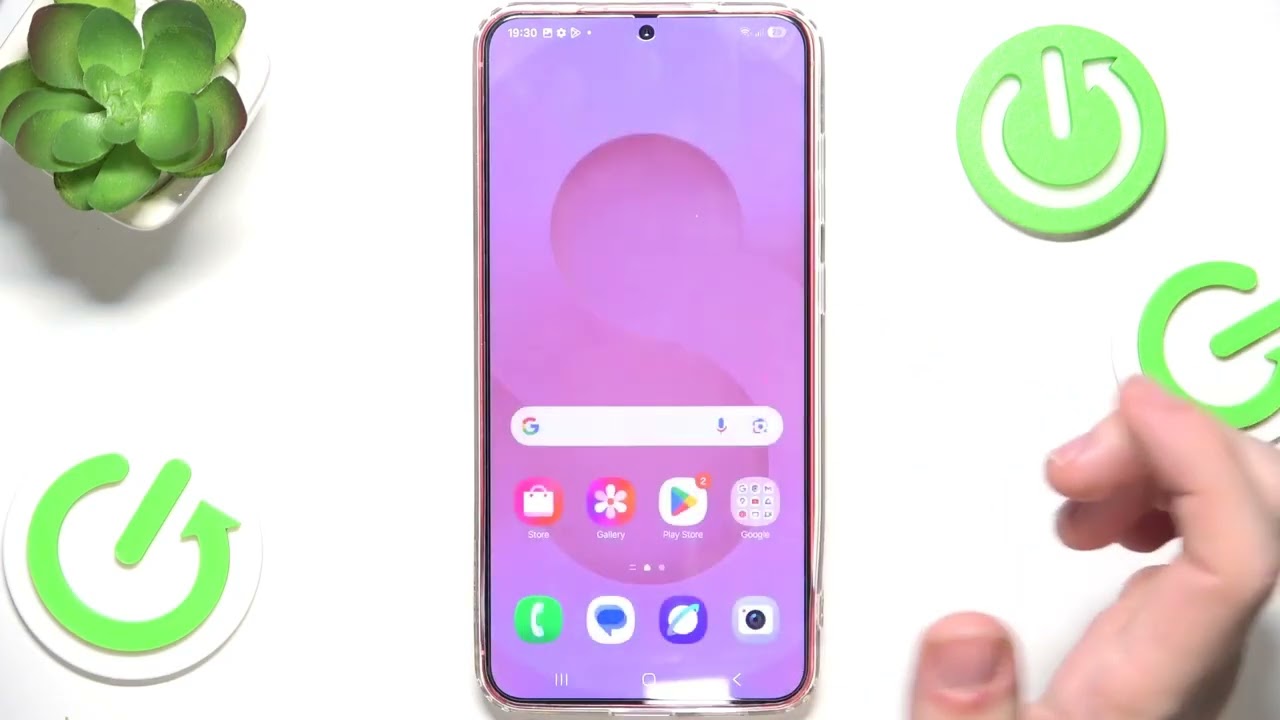 SAMSUNG Galaxy S25+ &mdash; Как добавить и удалить виджеты на главном экране