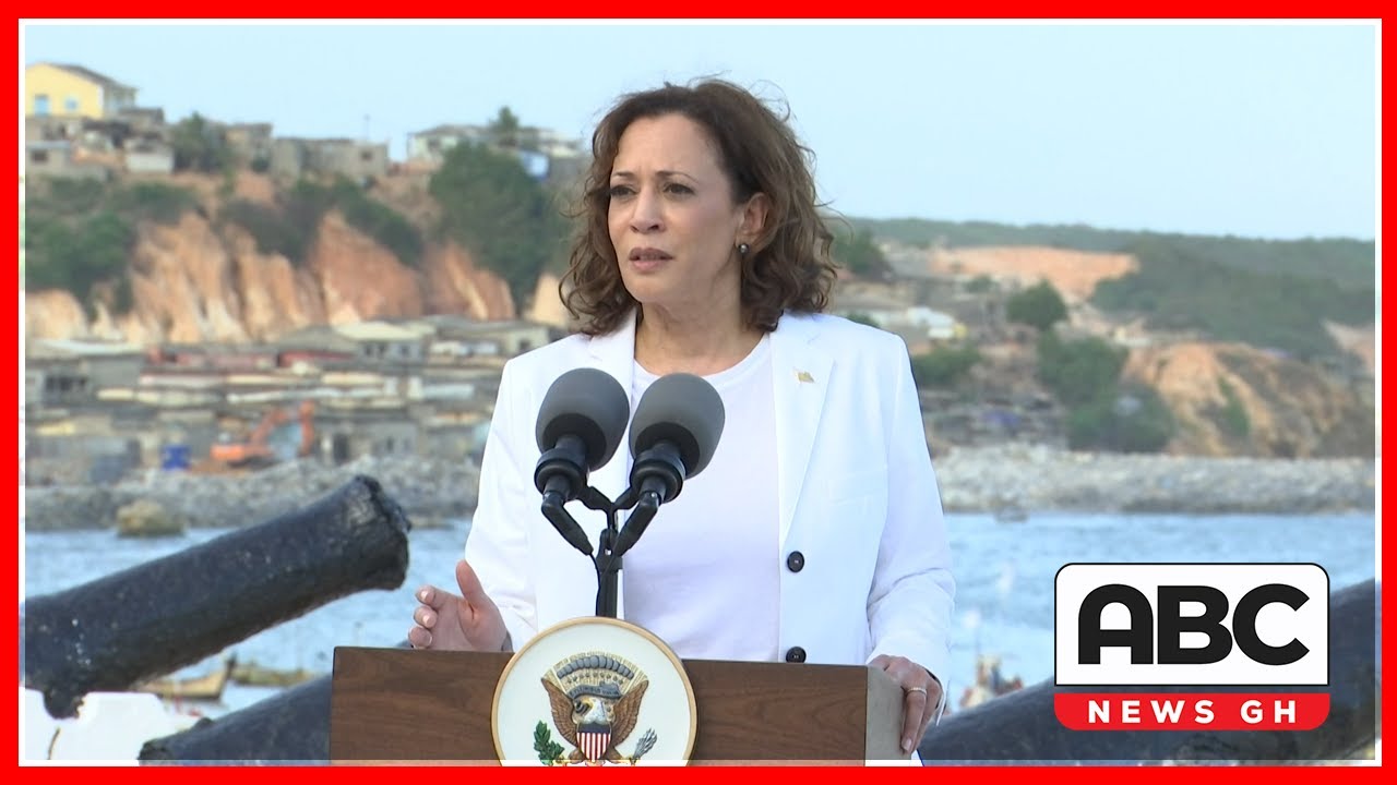 Heartfelt words from VP Kamala Harris after Cape Coast Castle Tour