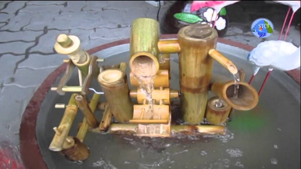 กังหันไม้ ชายตำข้าว น้ำไหล ประดับบ้านและสวนสบายใจ : Garden Decor