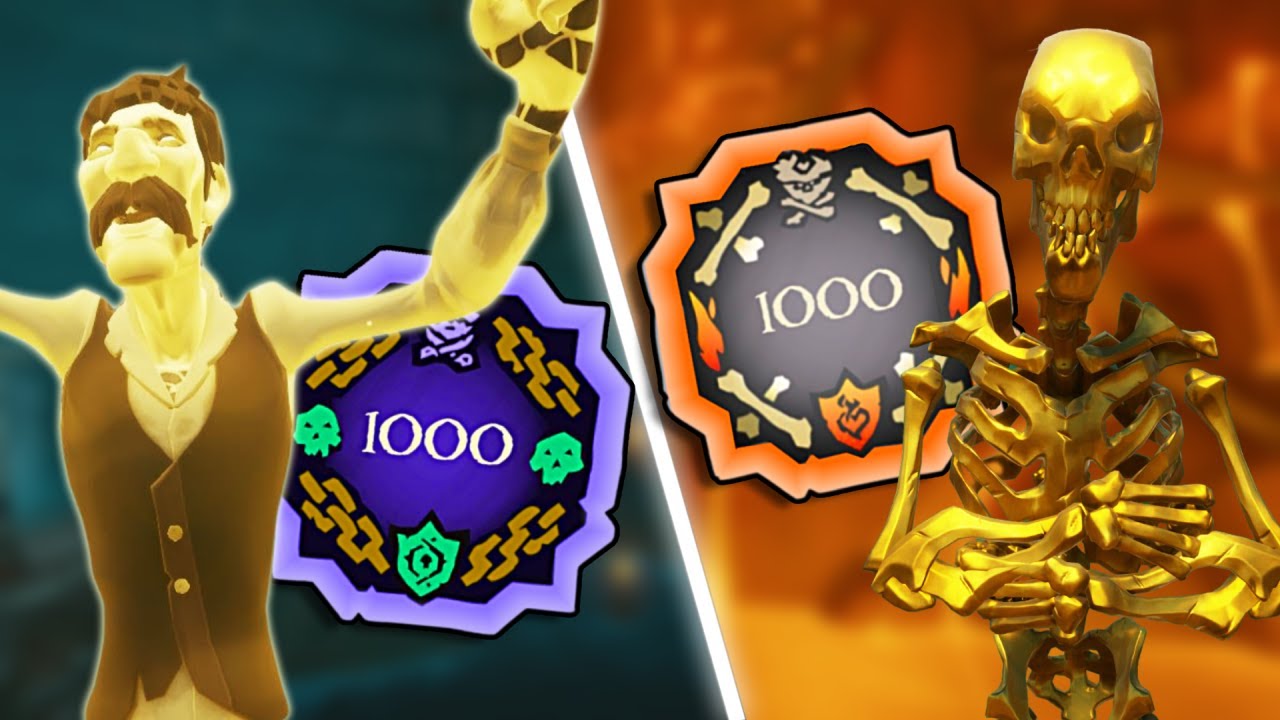 This is how I got DOUBLE GOLD in SEA OF THIEVES