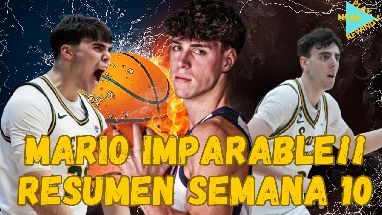 MARIO SAINT SUPERY IMPARABLE¡¡LUCAS MARI,GUILLERMO DIAZ GRAHAM.. - RESUMEN SEMANA 10 NCAA