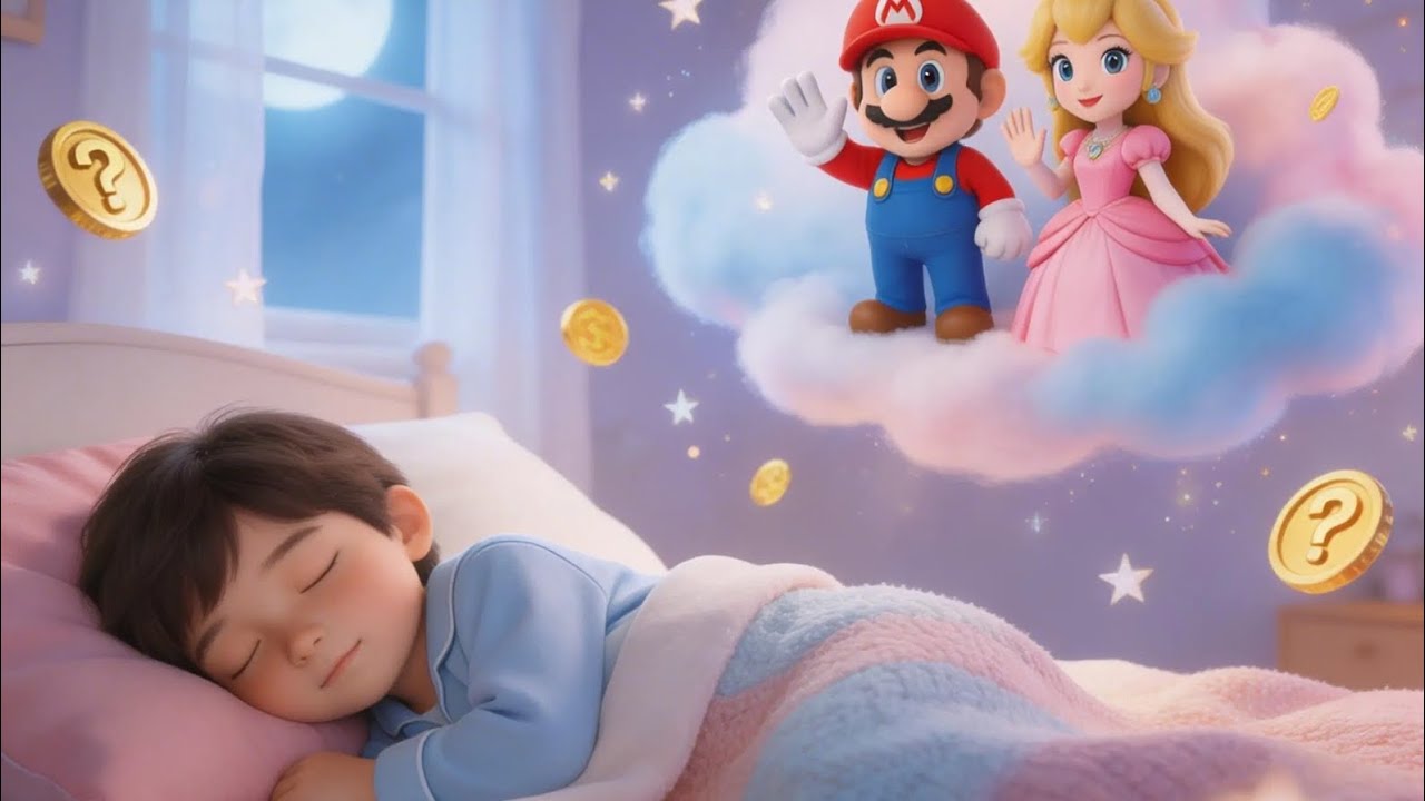 Sleepy Night in the Mushroom Kingdom 🌙 | Relax with Mario & Peach