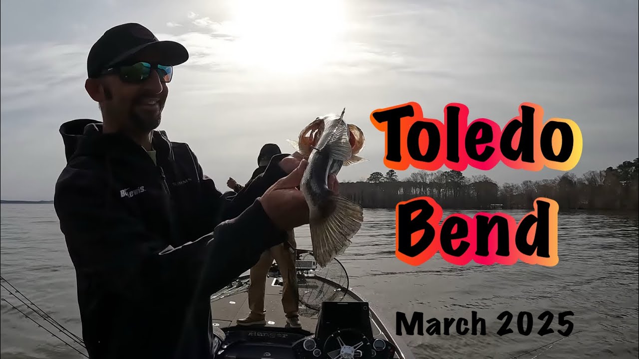 TOLEDO BEND Springtime BASS FISHING