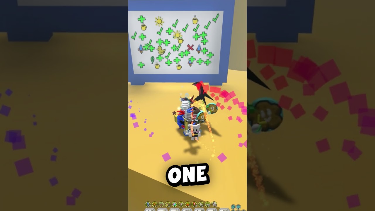 I Donated My Playbutton Sticker in Bee Swarm