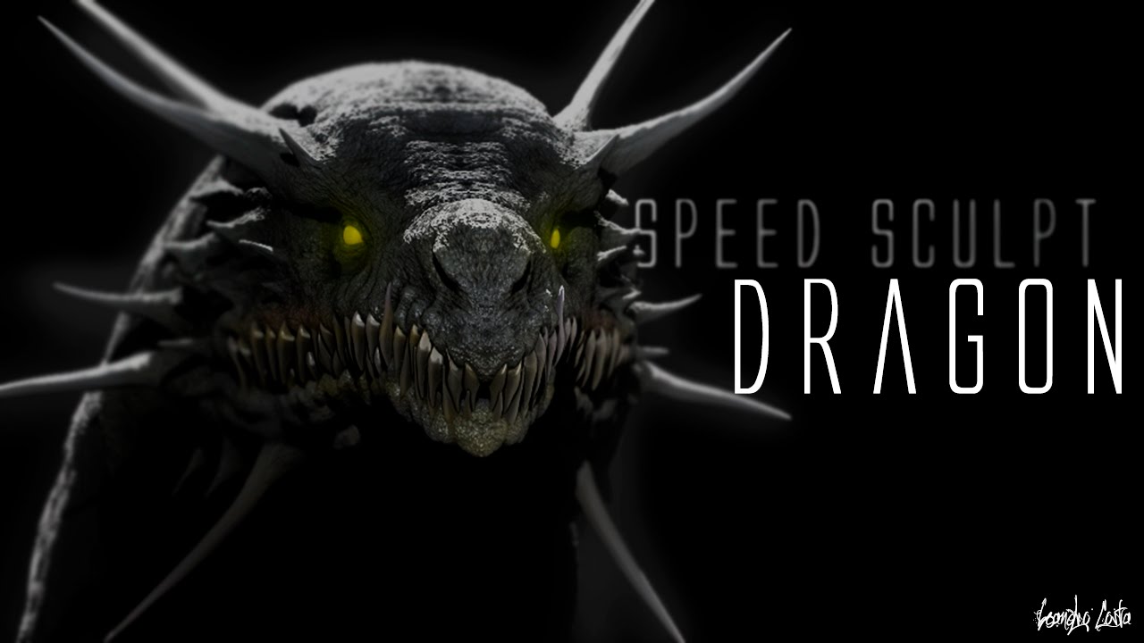 Zbrush - DRAGON  - Speed Sculpt