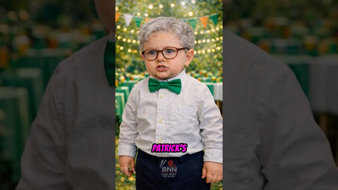 Baby Trump and Sen. Kennedy Celebrate St. Patrick&rsquo;s Day 🍀
