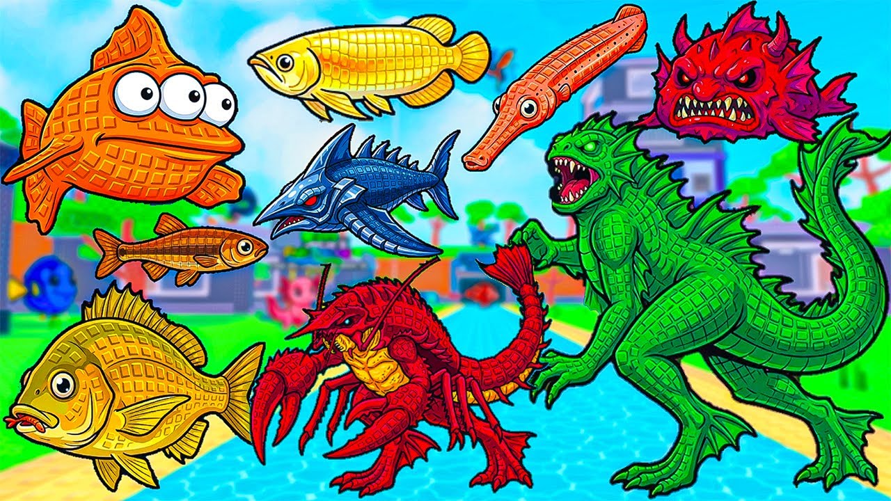 Как найти ВСЕ 28 НОВЫХ РЫБ в игре Find the Fish 🐟 Roblox
