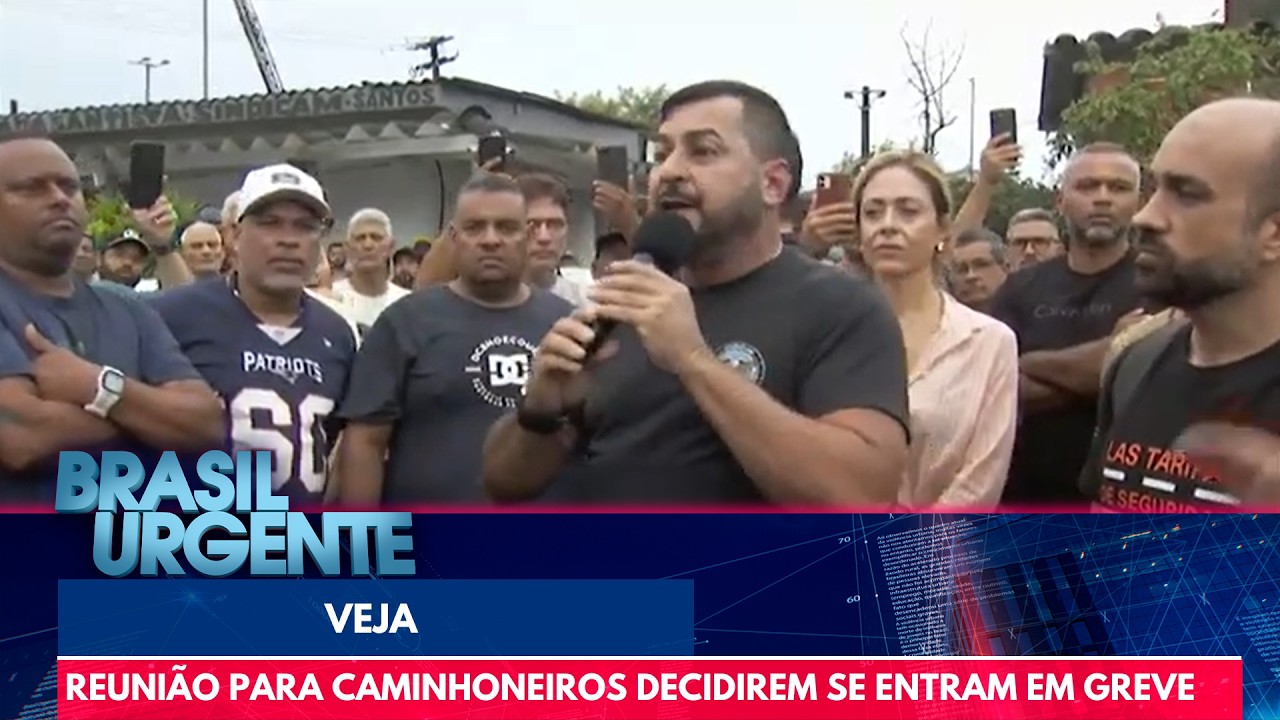 Veja a reunião dos caminhoneiros para decidir se entram em greve ou não | Brasil Urgente