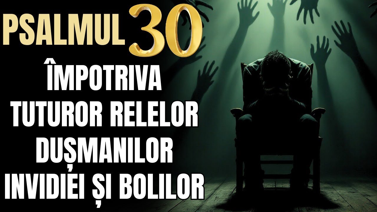 PSALMUL 30: Pentru a rupe blestemele și a vindeca orice boală.
