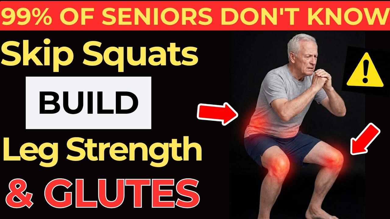 Over 60? Skip the squat! 3 exercises to strengthen your legs for seniors | Elderly Health
