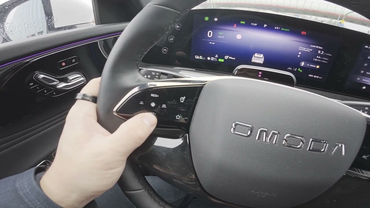 OMODA 9 – Cómo activar y desactivar el limitador de velocidad