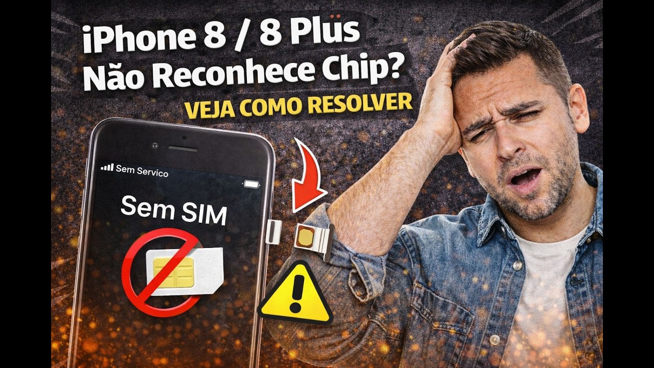 iPhone 8 / 8 Plus Não Reconhece Chip? Veja Como Resolver
