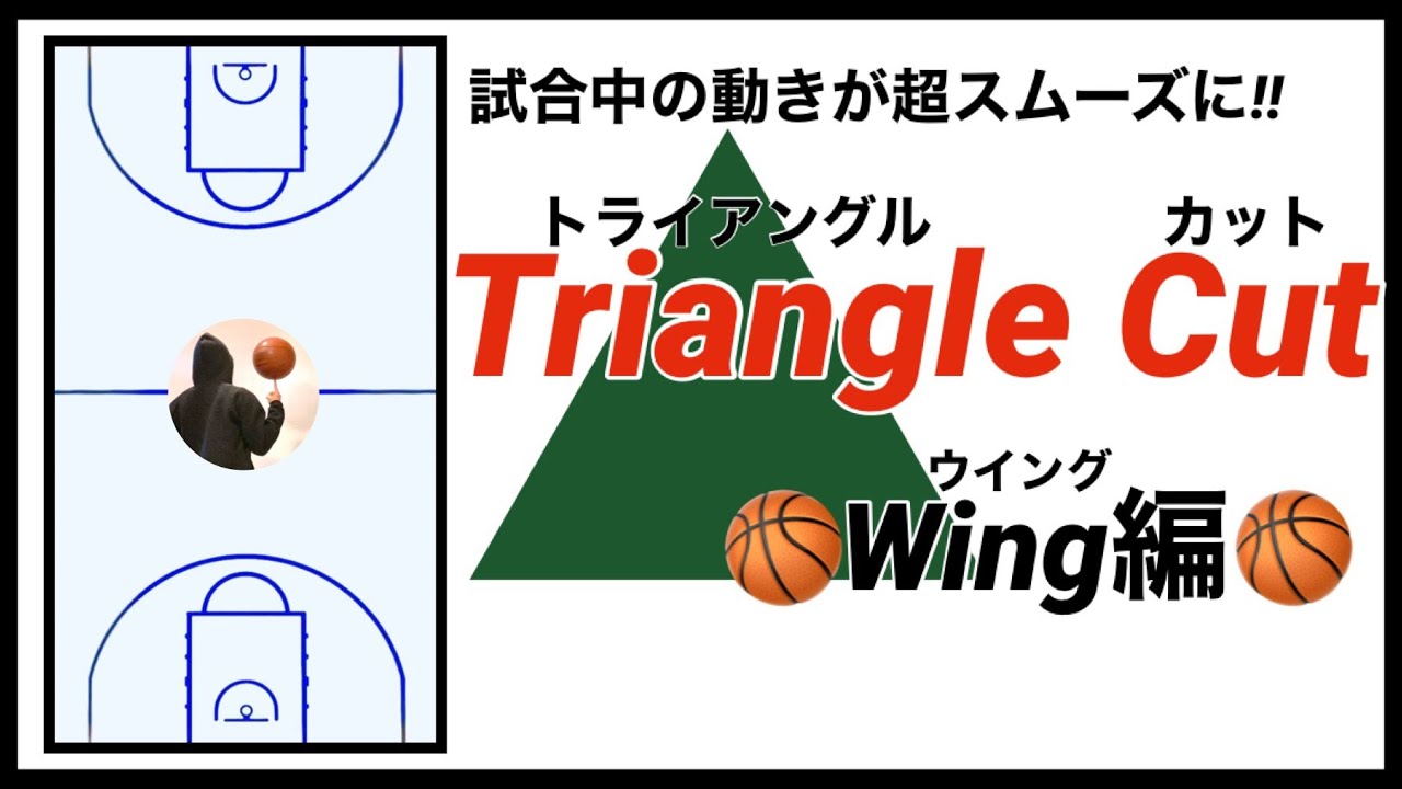 【バスケ戦術】トライアングルカット解説