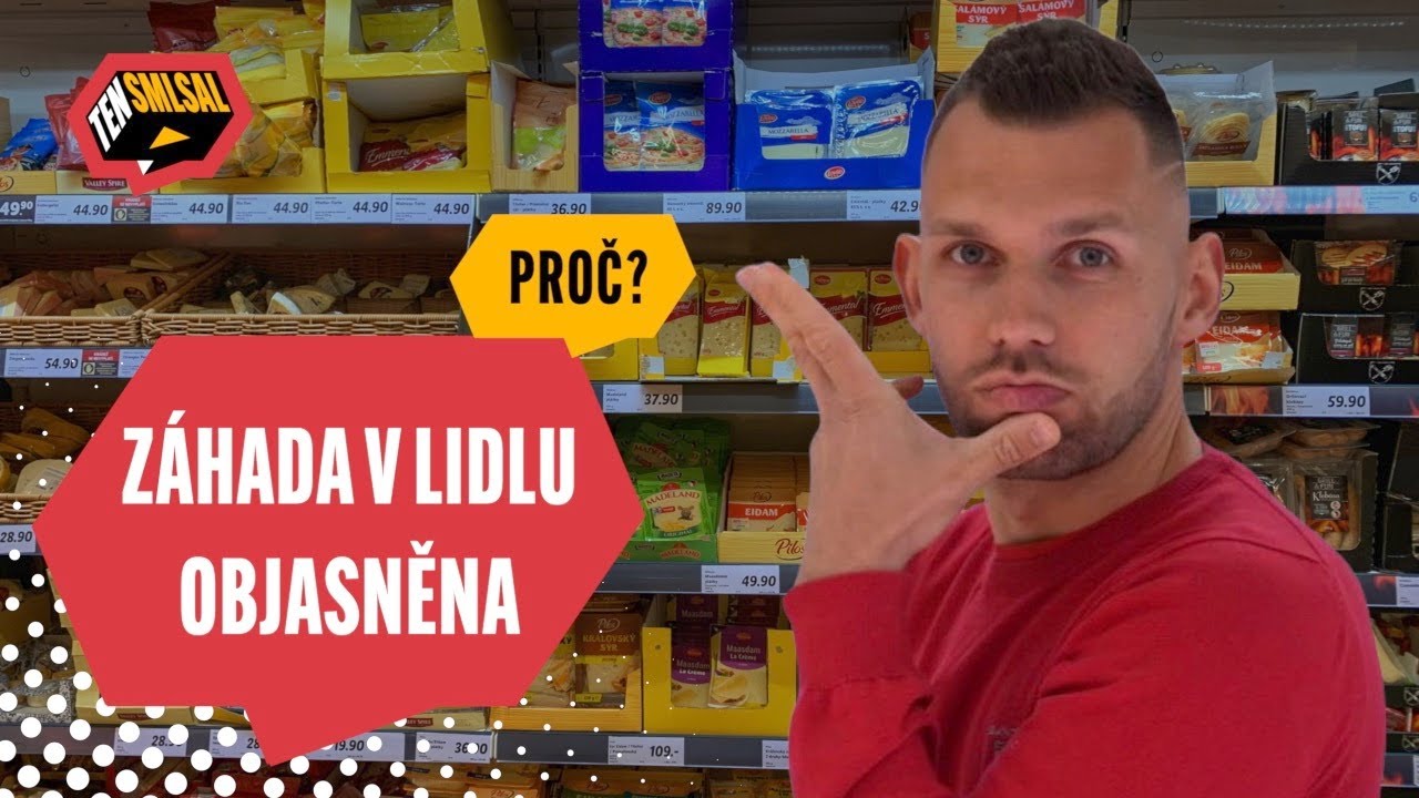 PROČ m&aacute; LIDL v reg&aacute;lech cenovky NAD zbož&iacute;m a ne POD jako v&scaron;ichni
