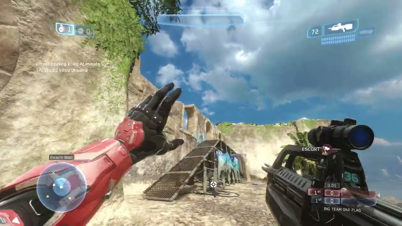 Halo 2 Anniversary - Big Team One Flag on Stonetown Multiplayer Gameplay