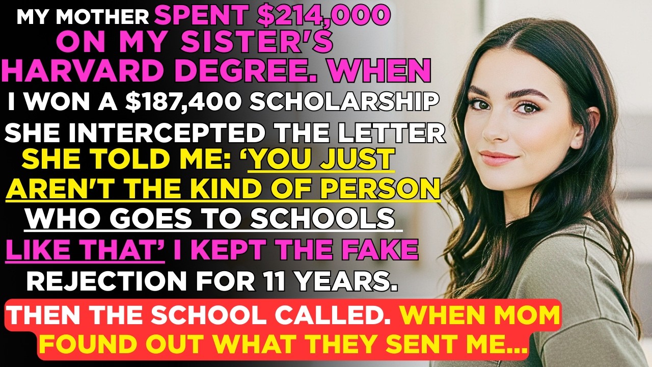 My Mom Paid $214,000 To Send My Sister To Harvard, But When I Won A $187,400 Scholarship She Forged