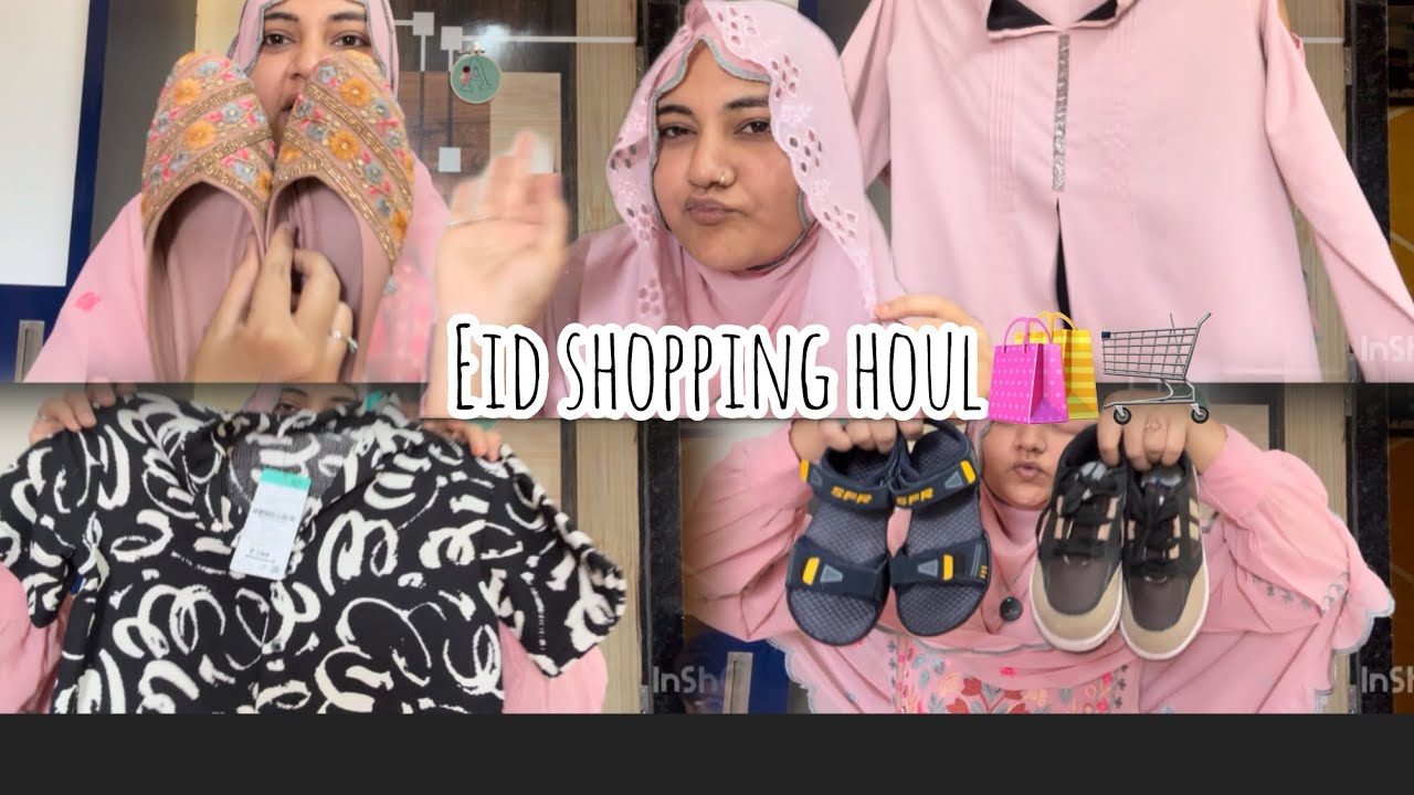 Mene Eid ke liye kya shopping kari 🛍️ Eid shopping vlog Bhavnagar se kya liya tha?
