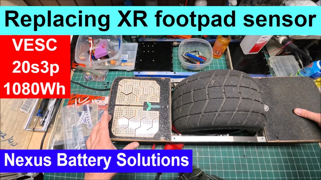 Replacing Onewheel XR GT GT-S Pint X S footpad sensor with one from Nexus Battery Solutions Tutorial