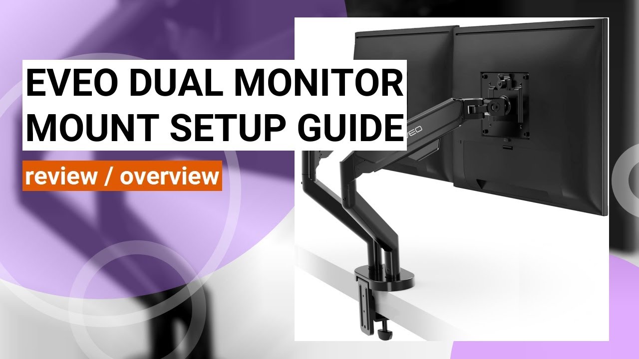 EVEO Dual Monitor Mount Review: Elevate Your Workspace with Ease!