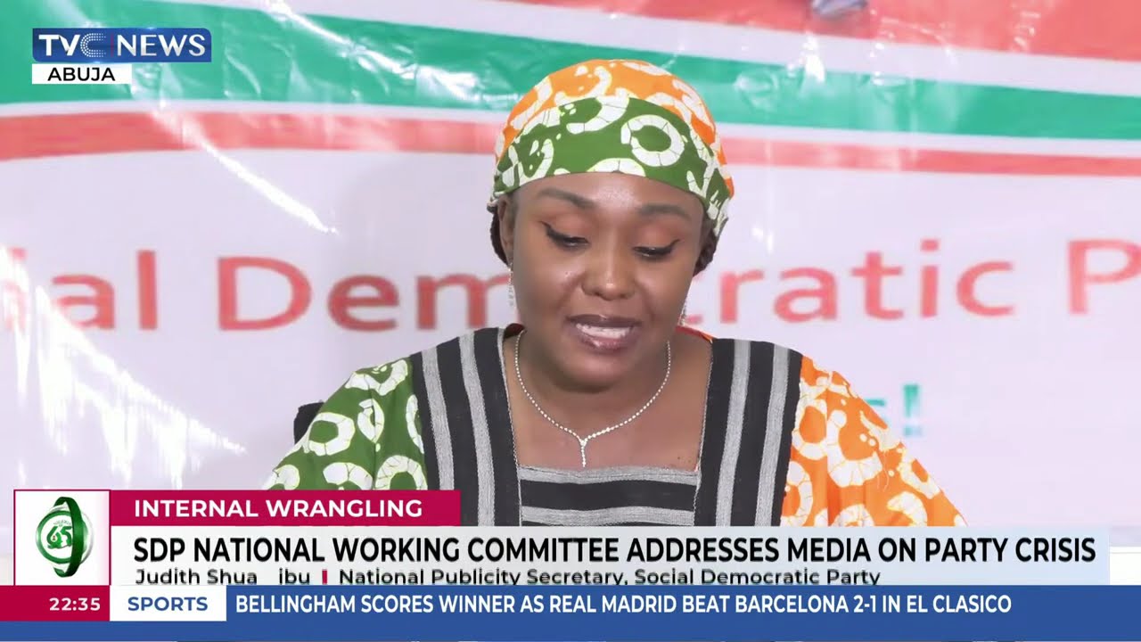 SDP National Working Committee Addresses Media On Party Crisis