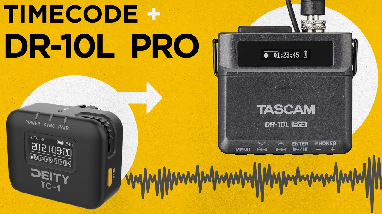 Timecode on the Tascam DR-10L Pro