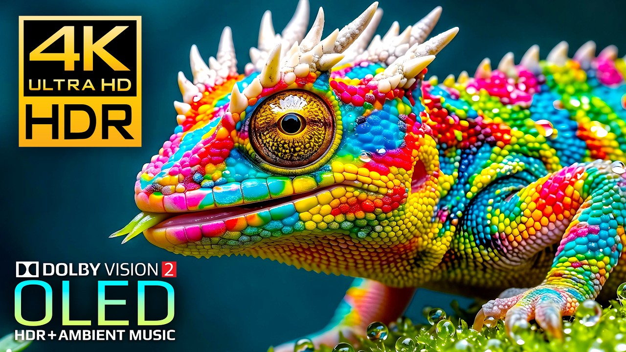 BEST HDR OLED TEST 240fps | Epic Nature Animals 4K VIDEO (8K Video ULTRA HD TV)