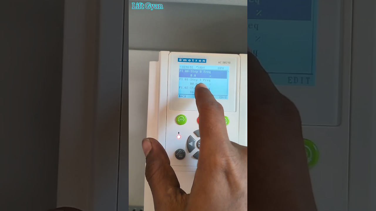 emotron AC drive ka parameters kaise set kre || How to set emotron drive parameters #shorts