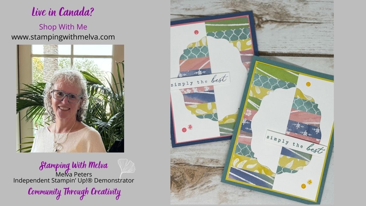 Live with Stamping With Melva - Stampin' Up!® Beautifully Celebrated