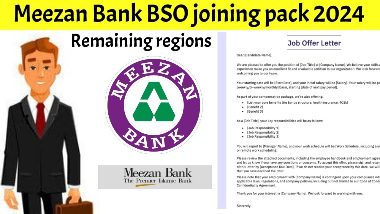 Meezan Bank BSO Batch 2024 Joining Pack | Meezan Bank Jobs