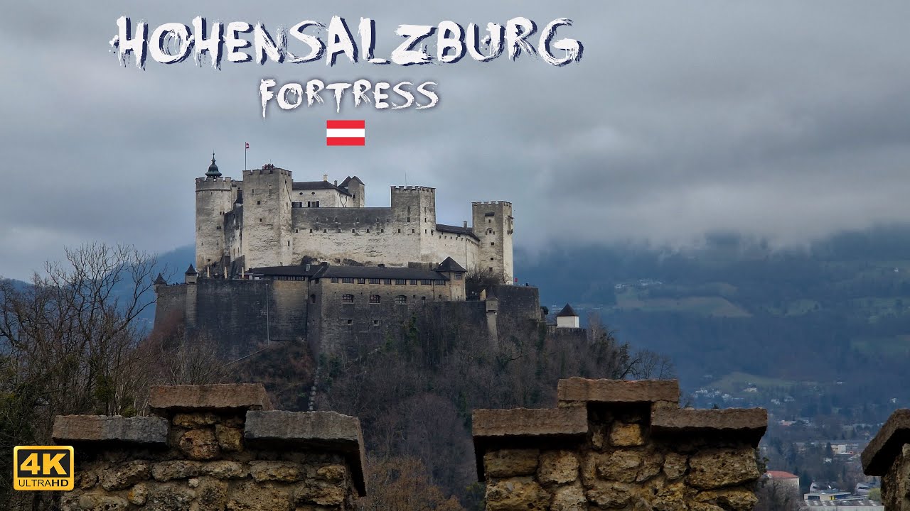 Hohensalzburg Fortress, Austria 🇦🇹 | Walking Tour 4K