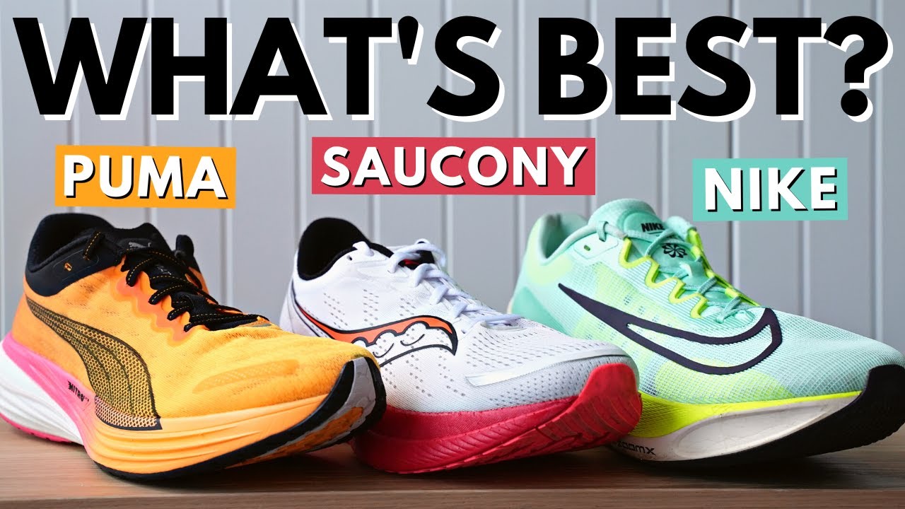 BEST TEMPO SHOES - Saucony Speed 3 v Puma Deviate 2 vs Nike Zoomfly 5- REVIEW & Comparison